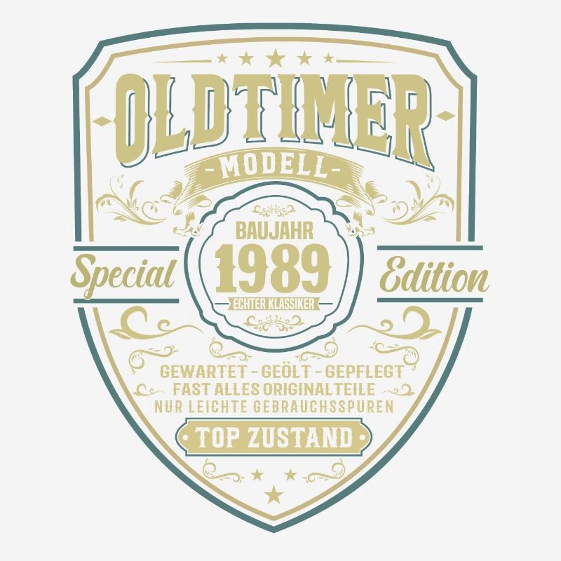 Nostalgisches Geschenk '89er Oldtimermodell