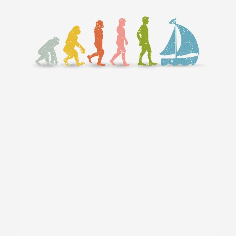 Sailing Retro Sailing Evolution Vintage Sailor