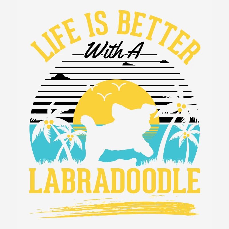 Das Leben ist besser mit einem Labradoodle