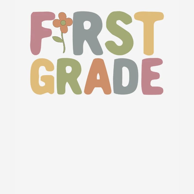 First Grade Vibes 1st Class Team Retro 100th Day