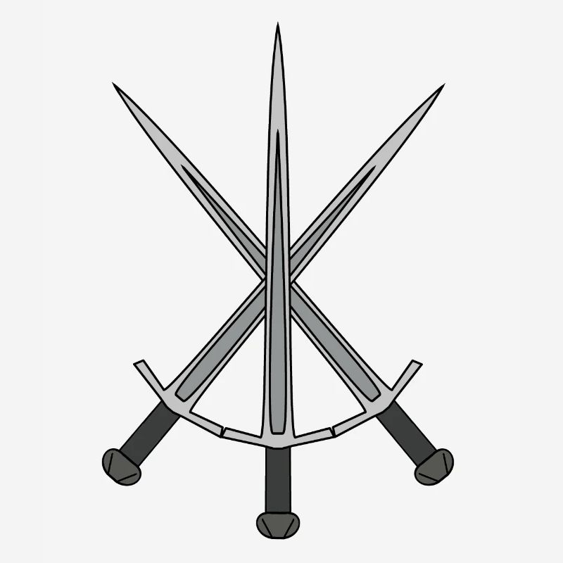 Épées Sabre Épée Combat Roi