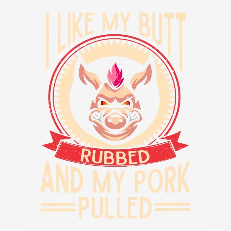 BBQ Pulled Pork Schwein Grill