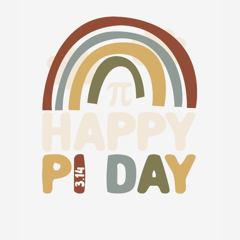 BOHO Regenbogen Happy Pi Day 3.14 Math Geek Teach