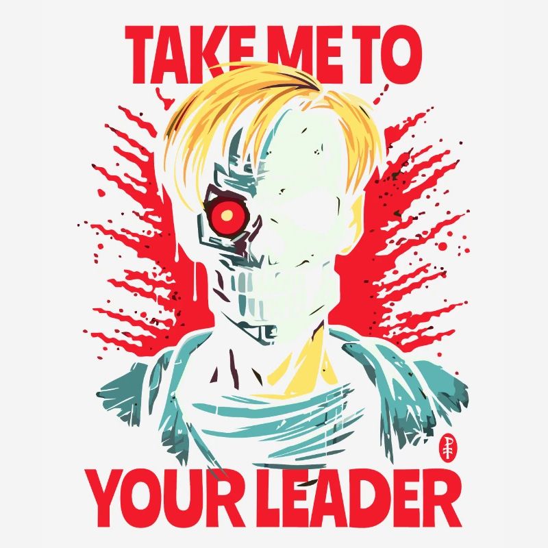 Comic Alien Cyborg: Bring mich zu eurem Anführer