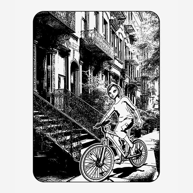 NYC Comic Image: Distinctive Design for Bikers