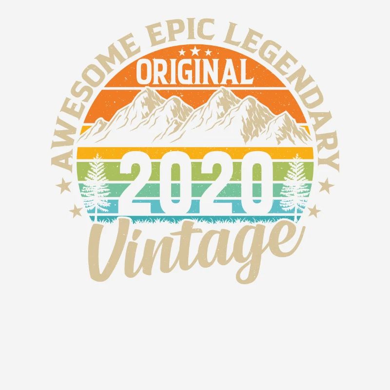 Vintage 2020 - Timeless Gift for Birthday
