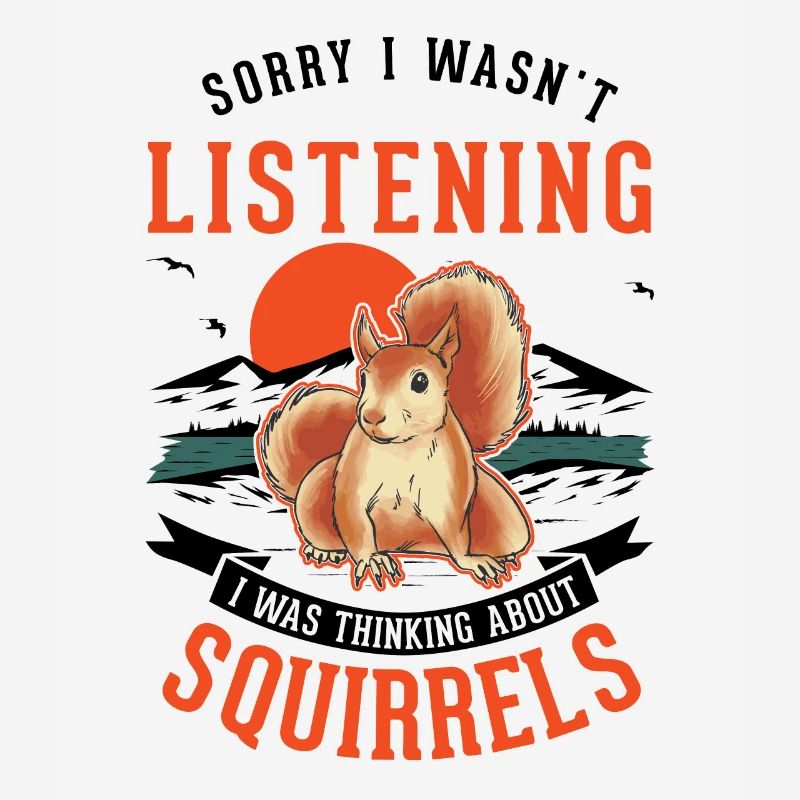 Eichhörnchen Geschenk Grauhörnchen Squirrel