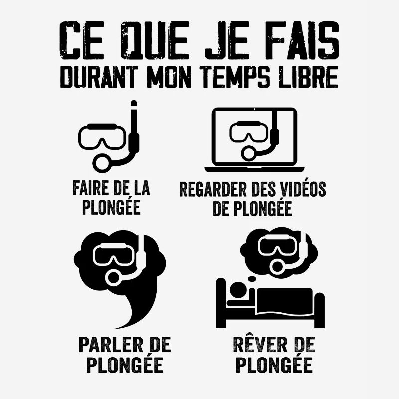 Ce Que Je Fais Durant Mon Temps Libre Plongée