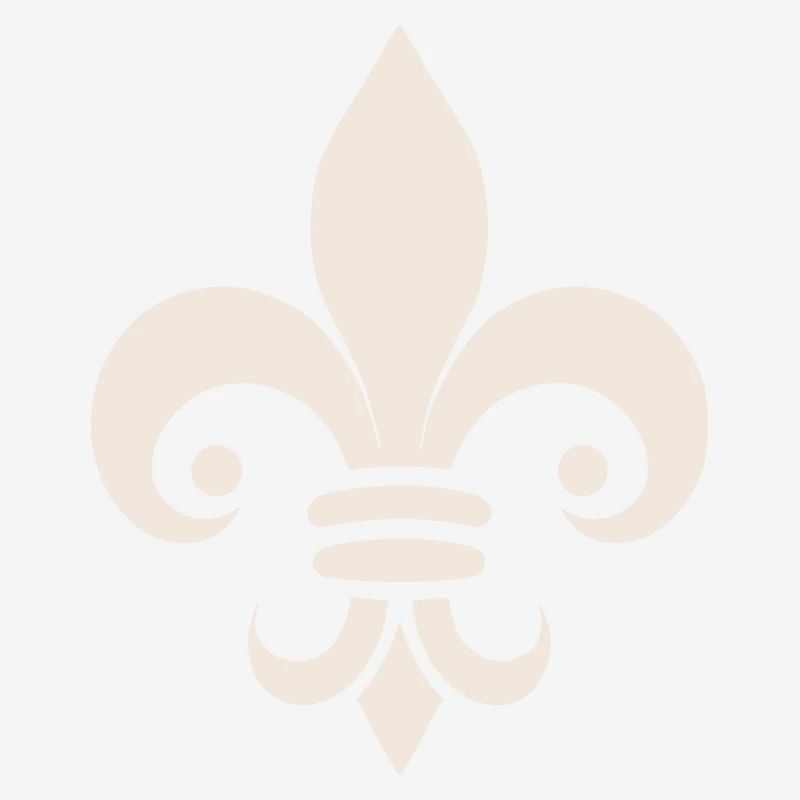 Schlichtes Fleur de lys Design