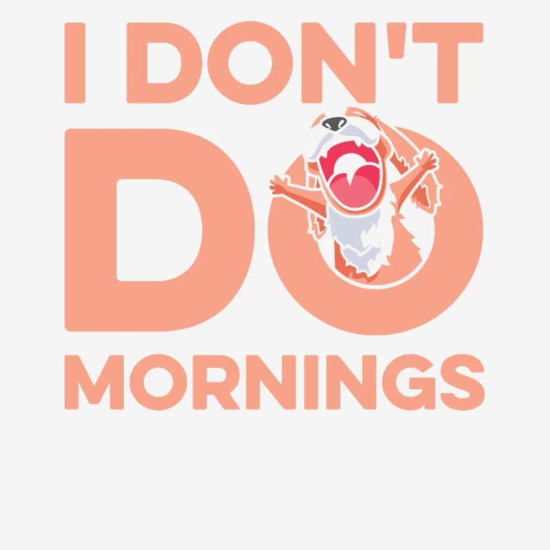 King Charles Cavalier Witzig I Dont Do Mornings