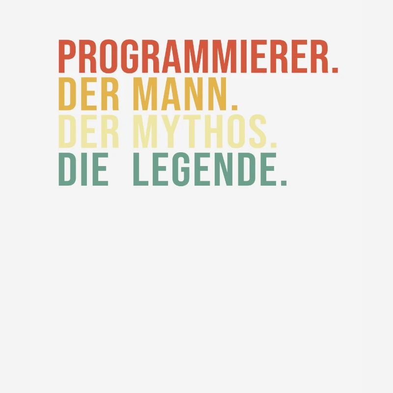 Programmierer Mann Mythos Legende Developer