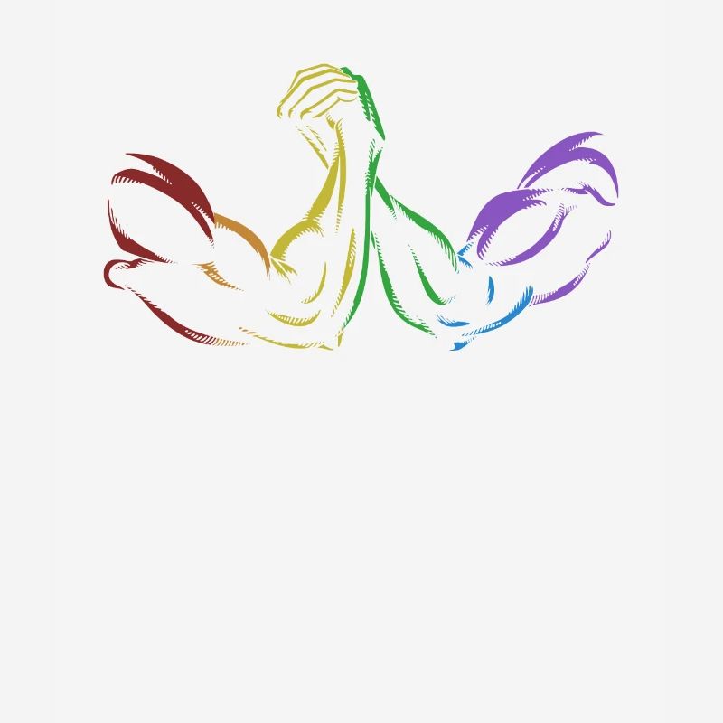Bras de fer LGBT Rainbow Techniques Exercice
