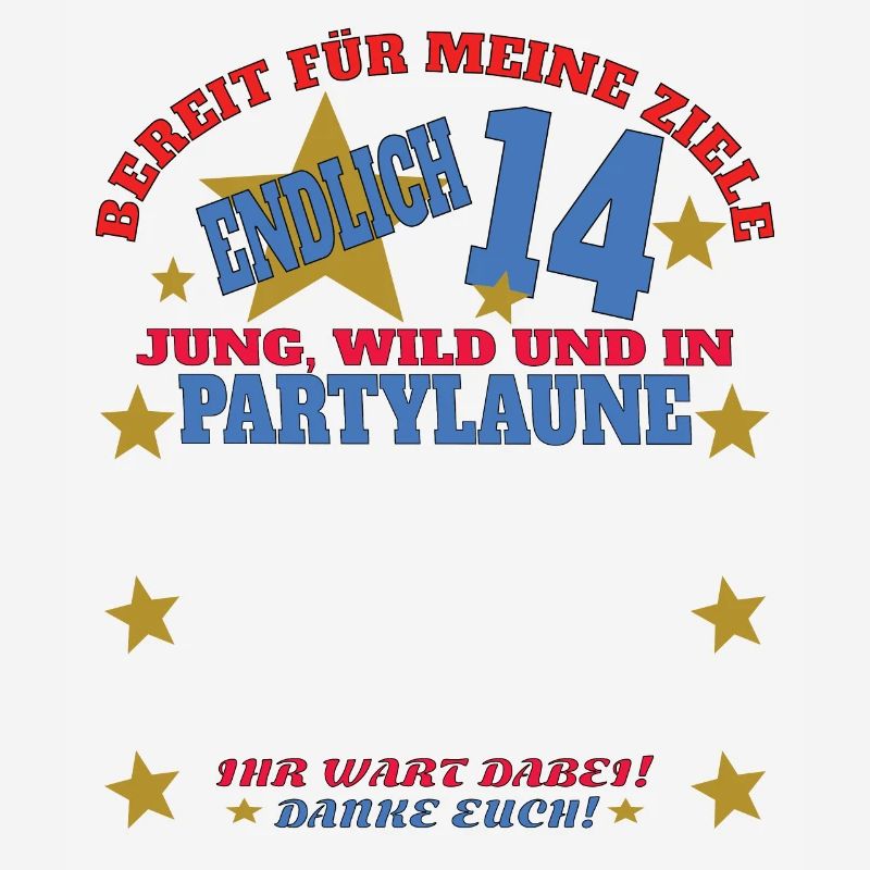 14. Geburtstag Mädchen & Junge Gästebuch