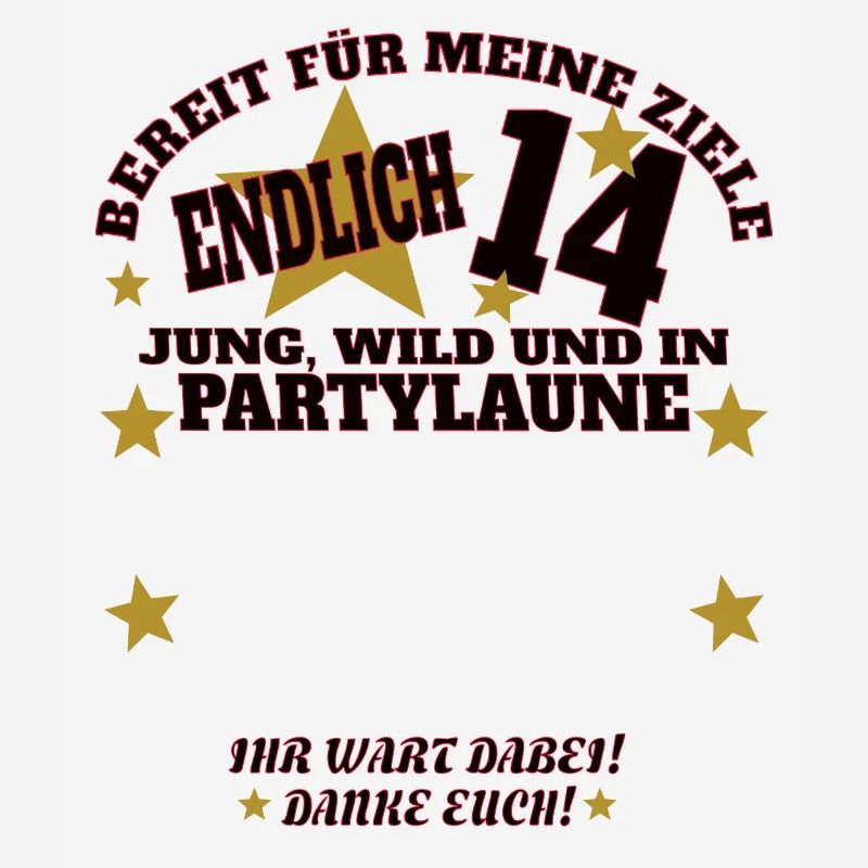 14. Geburtstag Mädchen & Junge Gästebuch