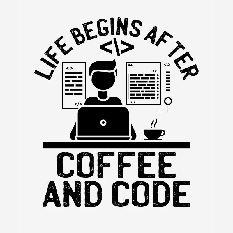 Coffee Coding Programmer Coder Developer Nerd Coff