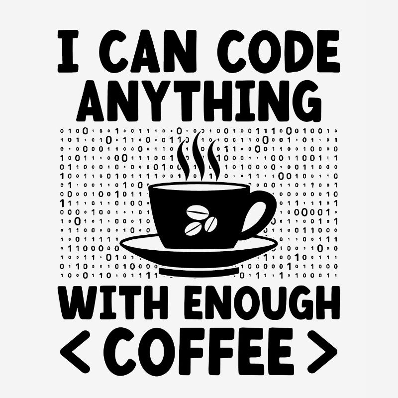 Kaffee-Codierung Programmierer Programmierer Entwickler Nerd Coff