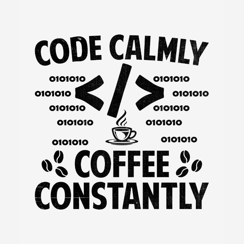 Kaffee-Codierung Programmierer Programmierer Entwickler Nerd Coff