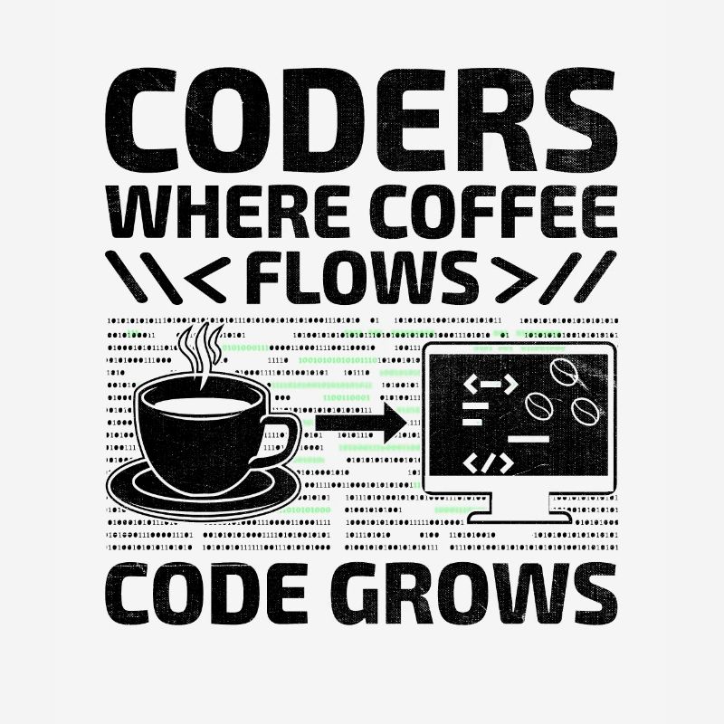 Café Codage Programmeur Codeur Développeur Nerd Coff