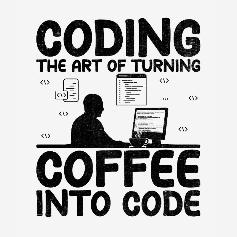 Coffee Coding Programmer Coder Developer Nerd Coff