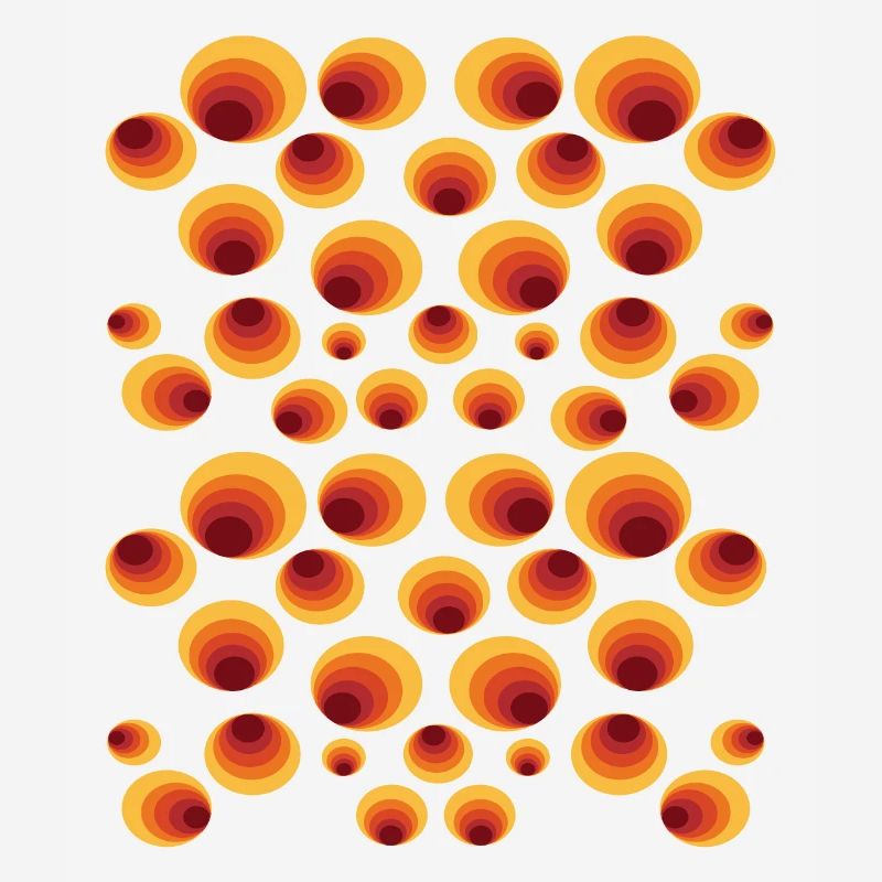 50 ' s 60 ' s Polka Dot Circle Style Pattern
