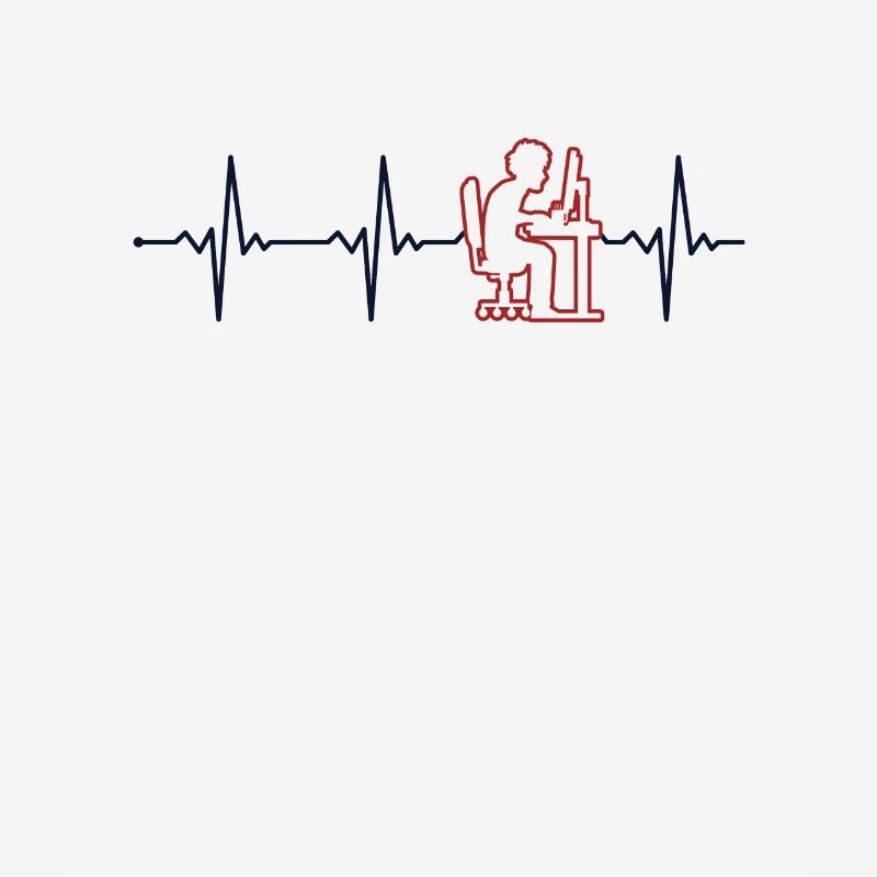 Programmer Heartbeat Softwareentwickler Coder