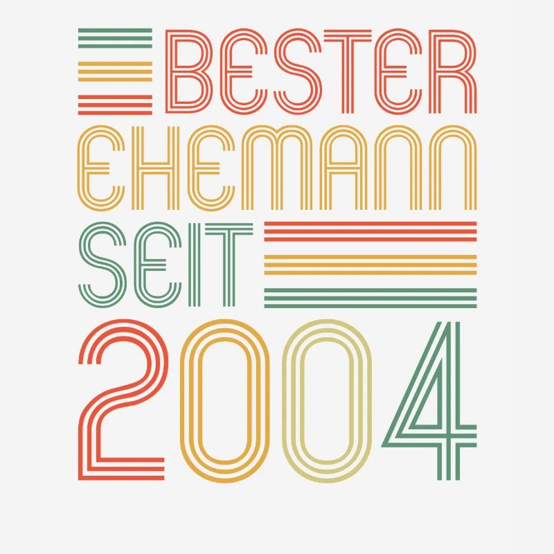 Bester Ehemann seit 2004 20.Hochzeitstag