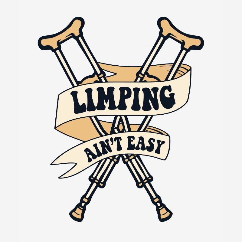 Limping Ain't Easy Broken Finger Broken Bone Bone