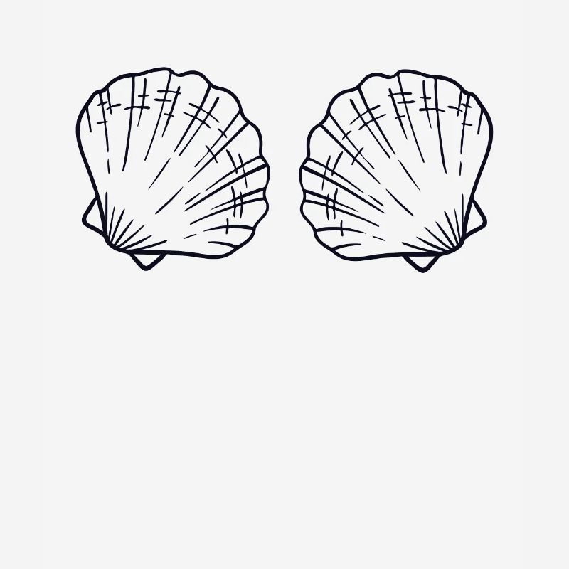 Seashell Bra BH Shell Shelling Bag Seashell