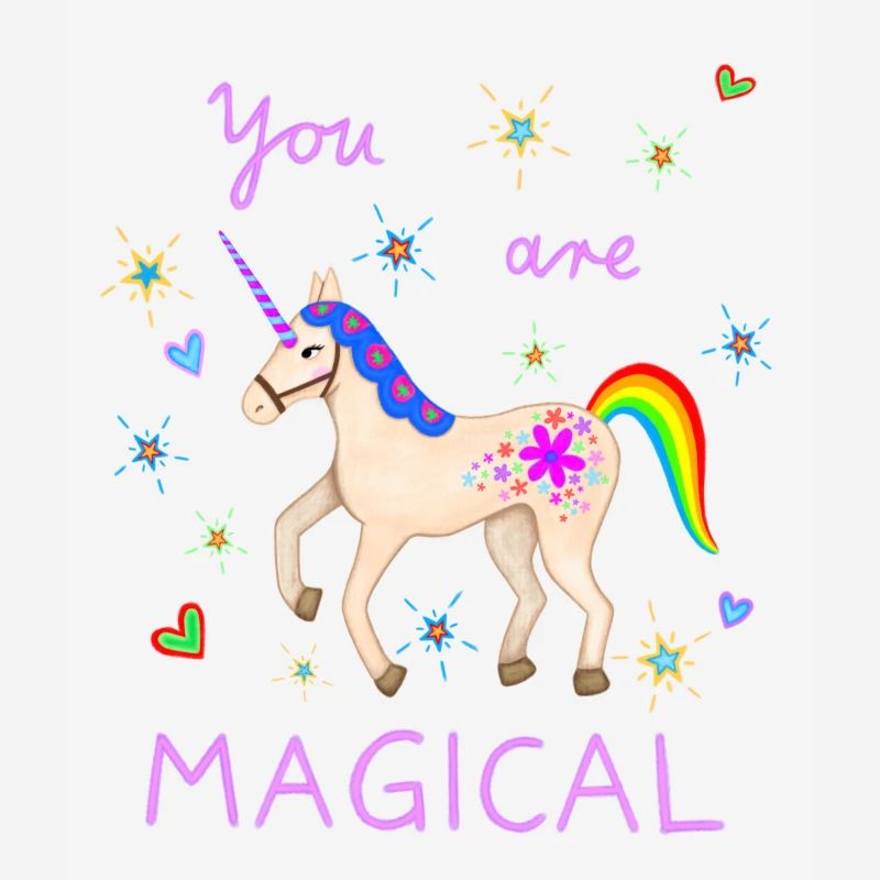 Süßes Einhorn magisch Einhörner Regenbogen Mädchen