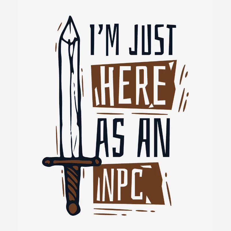 I'm Just Here As An NPC LARPing Weapons Armor