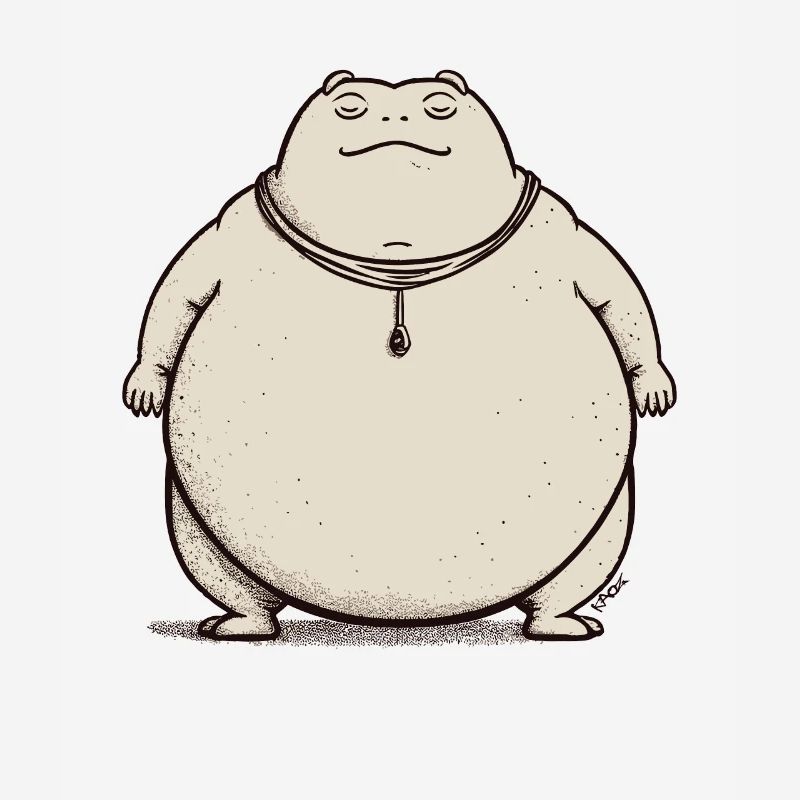Big Thick Sumo Toad Frog, Sumo Wrestler