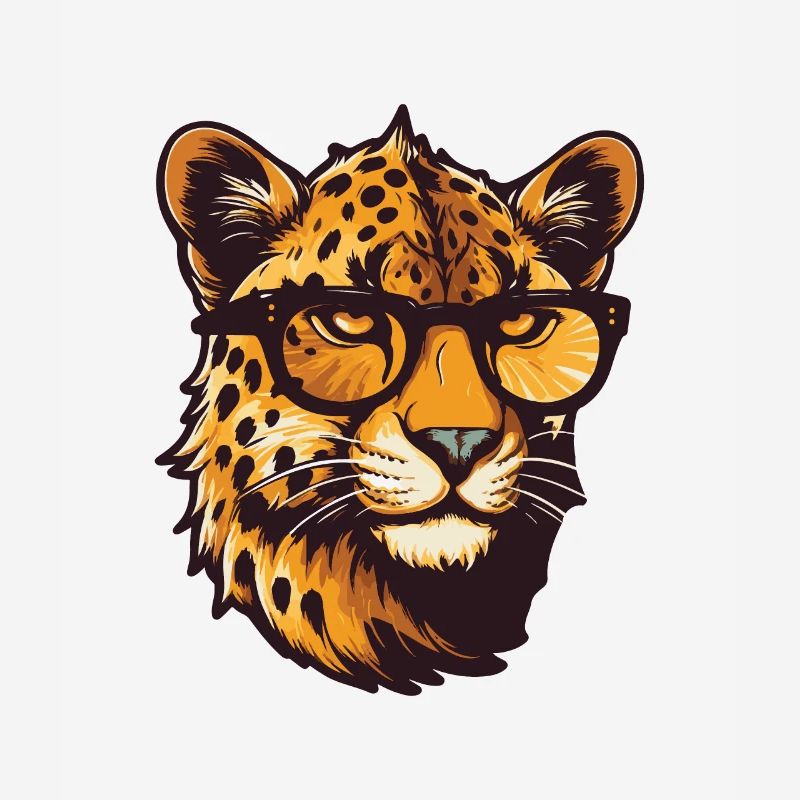 Cheetah Head Cool