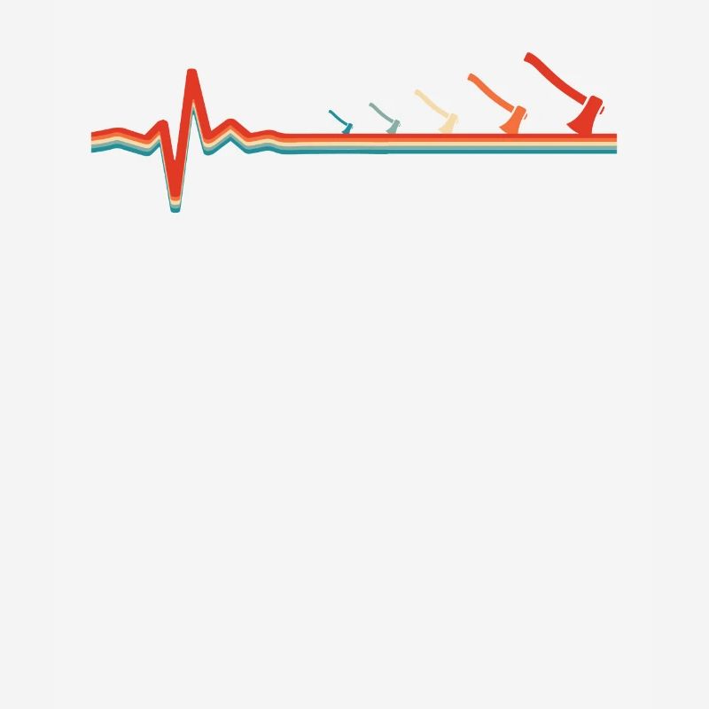 Axe Throwing Axe Thrower Ekg Heartbeat