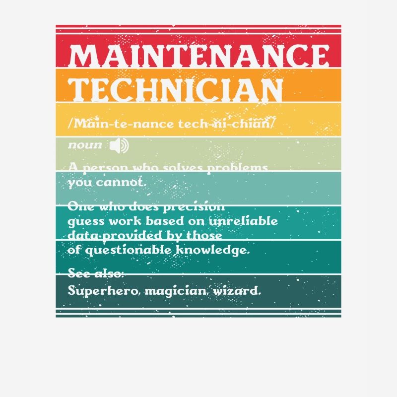 Definition des Wartungstechnikers Technischer Mitarbeiter