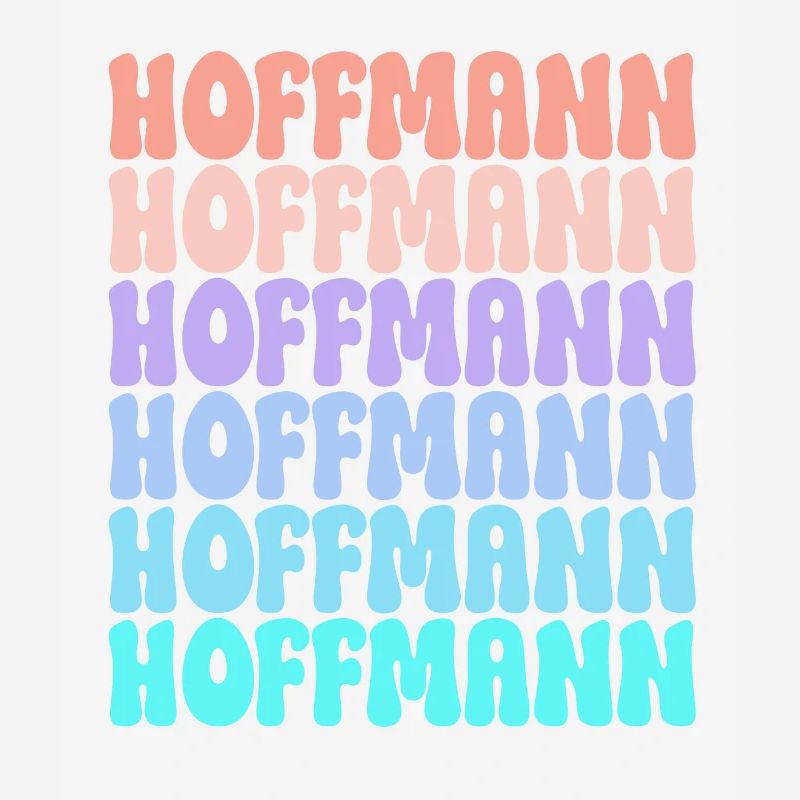 Hoffmann Retro Surname Gift Idea