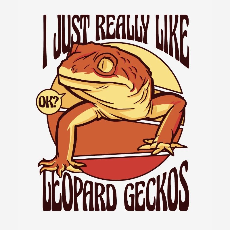 Juste comme le léopard Geckos Lézard à crête