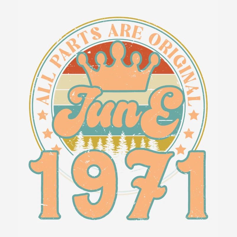 Juni 1971. Juni 1971 Geburtstagsgeschenk. Juni