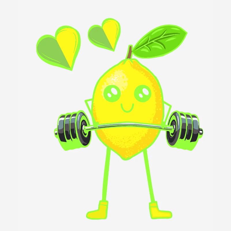 Lemon Poids Exercice Poids GYM Exercice Muscles