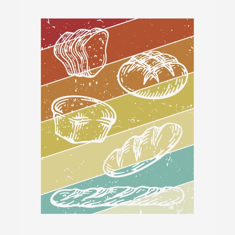 Retro Bread Dough Bread Maker Bread Queen Lover