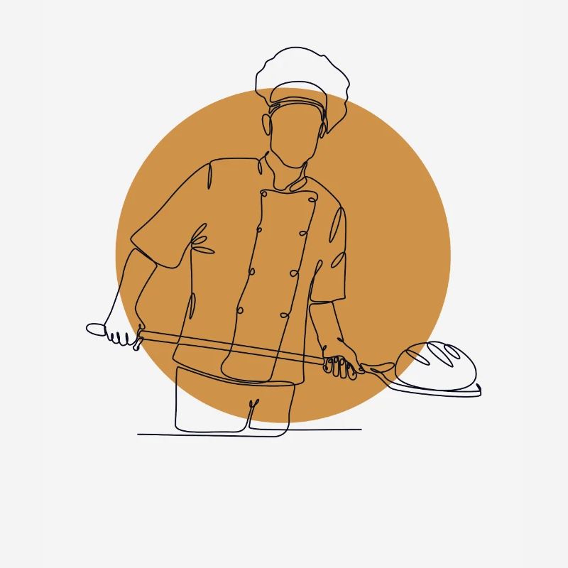 Lineart Bread Dough Bread Maker Bread Queen Bread