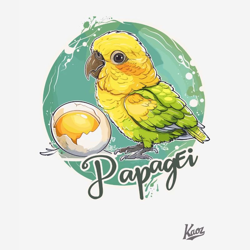 Parrot Egg: Parrot and Egg