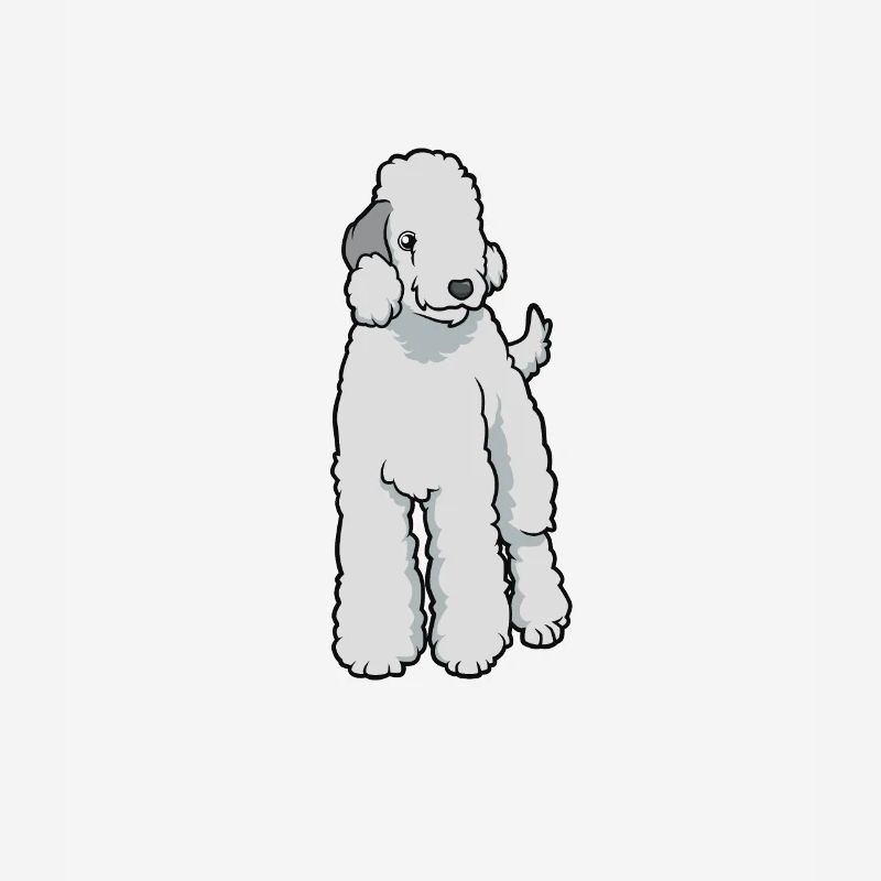 Kawaii Bedlington Terrier
