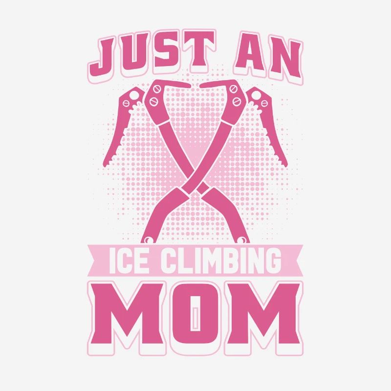 Eisklettern Mutter juste une maman grimpeuse sur glace