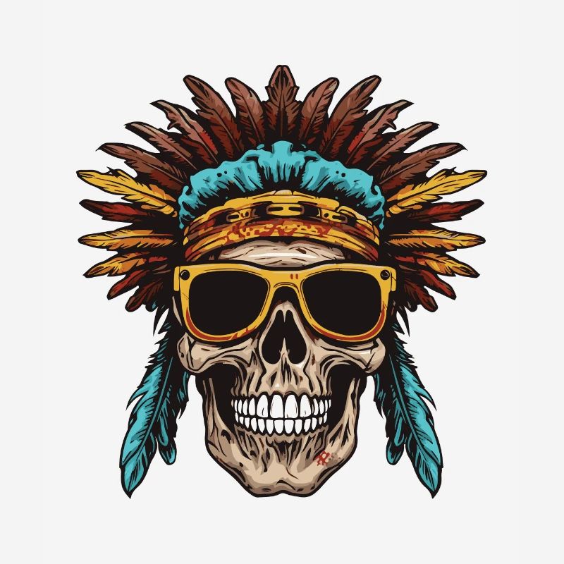 Crâne Apache Indien