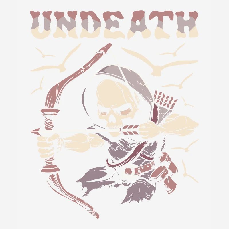 Bogenjagd Bogenjäger Skelett Undeath