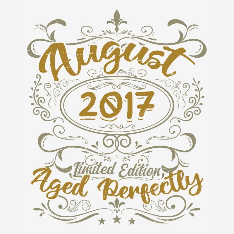 August 2017 August Geburtstagsgeschenk 2017 August 2017