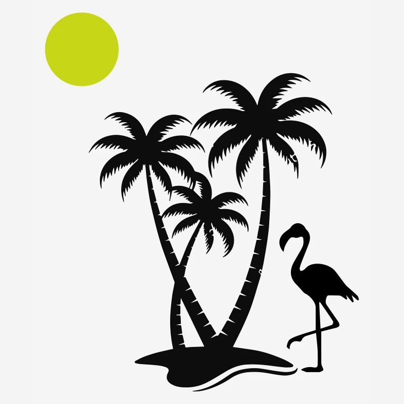 flamingo palmen