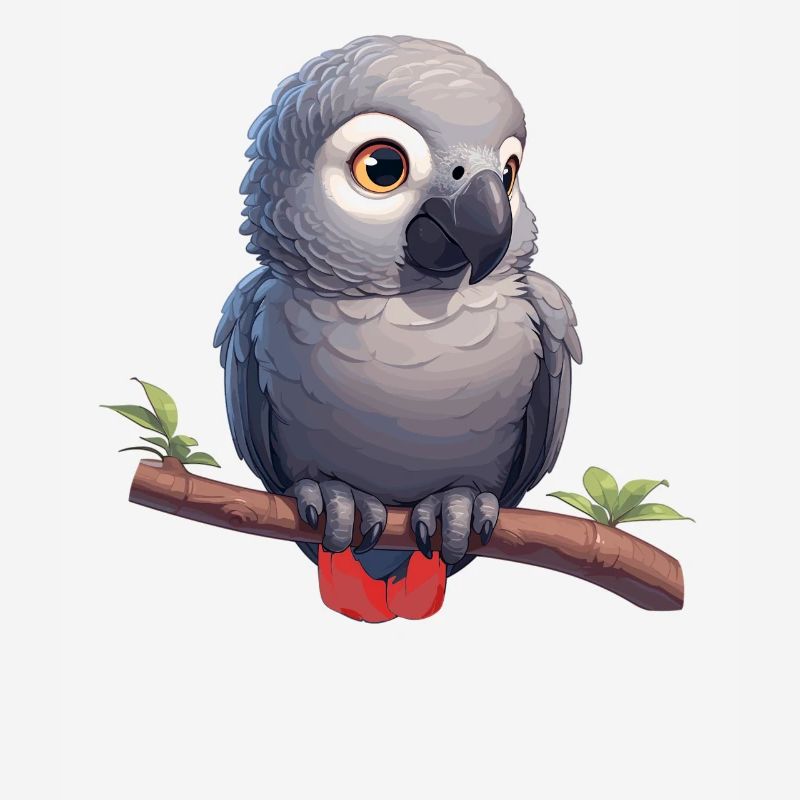 Perroquet gris Graupapageis Graupapagei