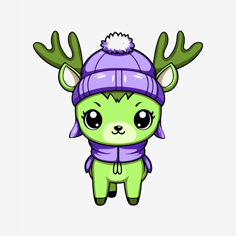 Deer Winter Comic
