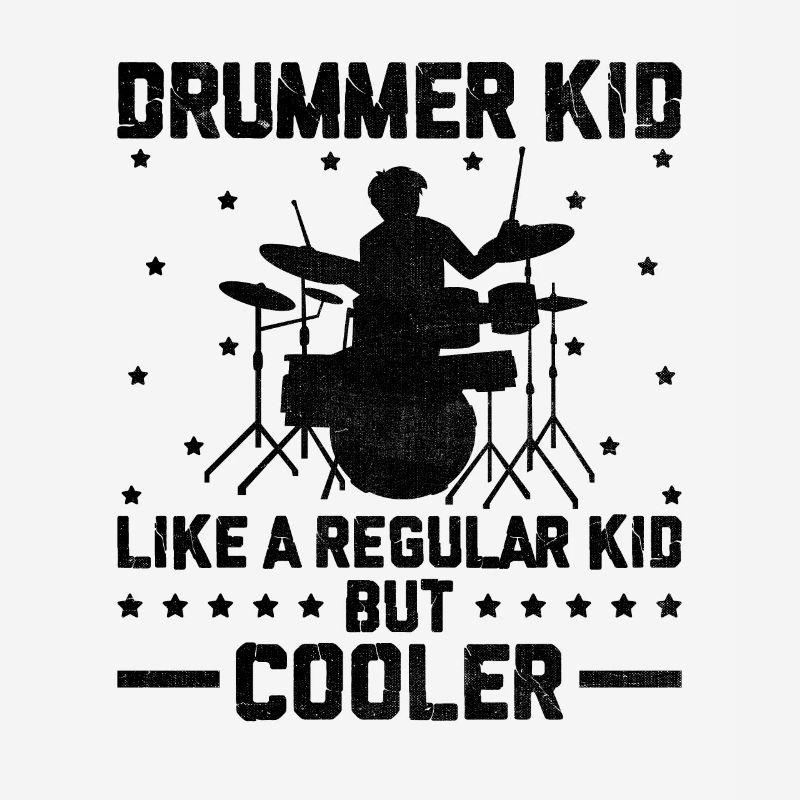 Drummer Kid comme un enfant normal mais plus cool Drum Dru